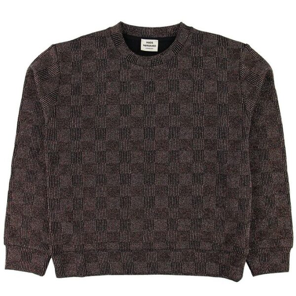 Mads Nørgaard Bluse - Talinka - Sort m. Glimmer/Tern