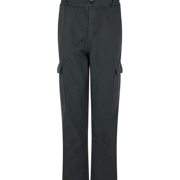 Mads Nørgaard Bukser - Dyed Canvas - Asphalt