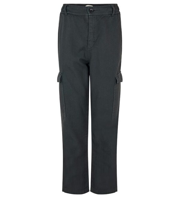 Mads Nørgaard Bukser - Dyed Canvas - Asphalt