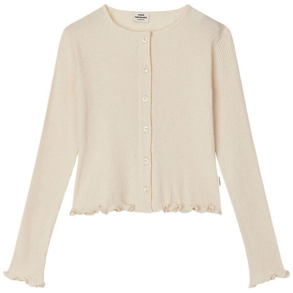 Mads Nørgaard Cardigan - Rib - Almond Oli