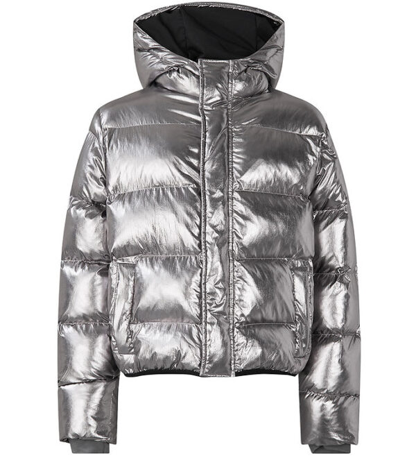Mads Nørgaard Dynejakke - Jojina - Metallisk Asphalt