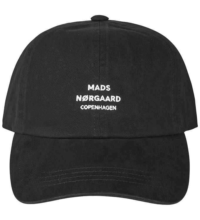 Mads Nørgaard Kasket - Soft Twill Cash - Sort