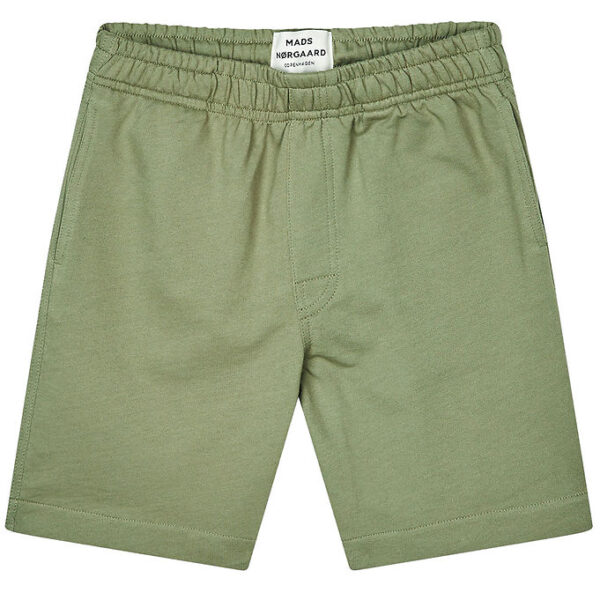 Mads Nørgaard Shorts - Light Terry Seano - Oil Green