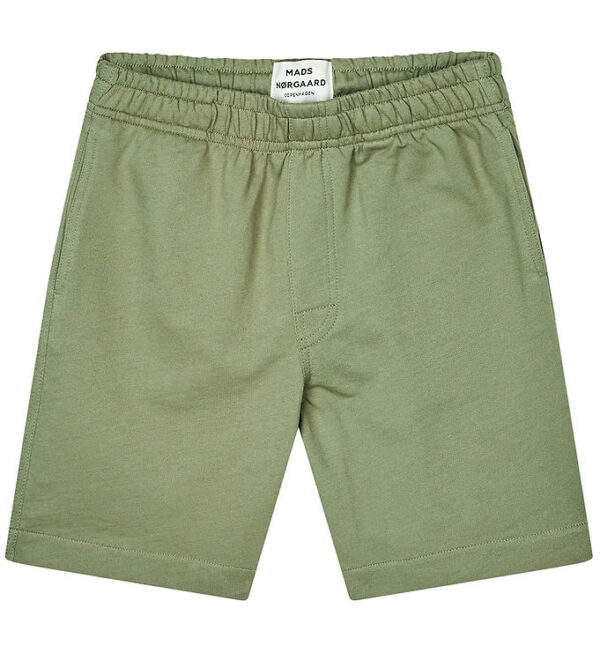 Mads Nørgaard Shorts - Light Terry Seano - Oil Green