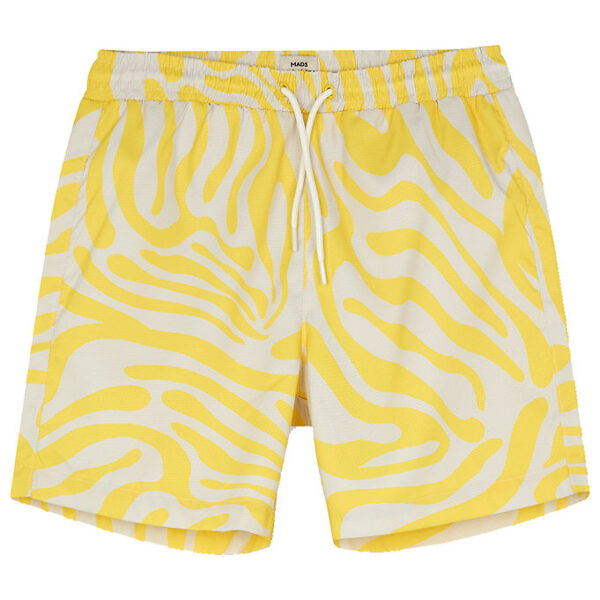 Mads Nørgaard Shorts - Sea Print Sandrino - Lemon Zest/Birch AOP