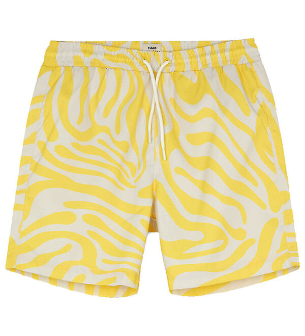 Mads Nørgaard Shorts - Sea Print Sandrino - Lemon Zest/Birch AOP Mads Nørgaard Shorts - Sea Print Sandrino - Lemon Zest/Birch AOP