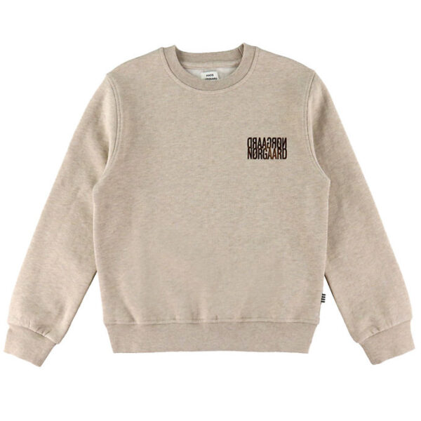 Mads Nørgaard Sweatshirt - Talinka - Brown Melange