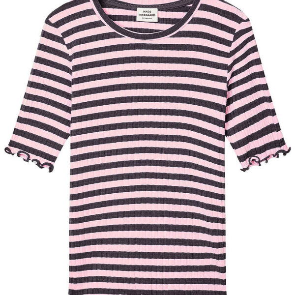 Mads Nørgaard T-shirt - Rib - Tuviana - Parisian Night/Parfait P