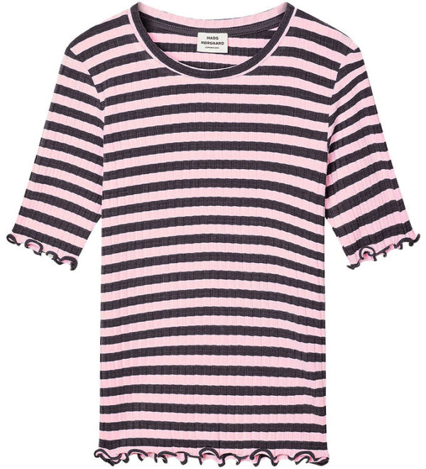 Mads Nørgaard T-shirt - Rib - Tuviana - Parisian Night/Parfait P