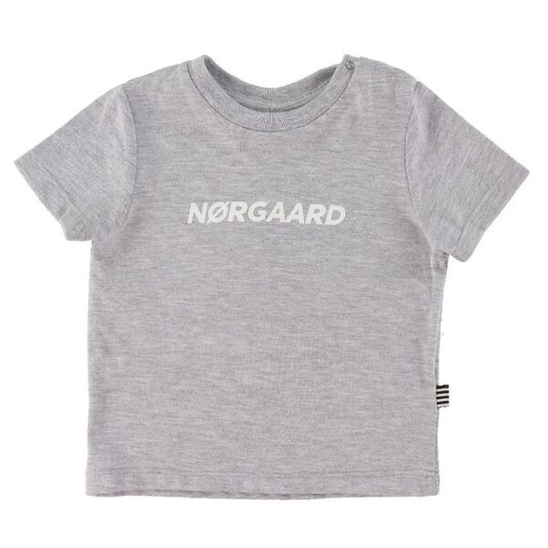 Mads Nørgaard T-shirt - Taurus - Gråmeleret m. Hvid