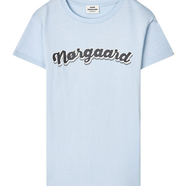 Mads Nørgaard T-shirt - Tuvina - Cashmere Blue