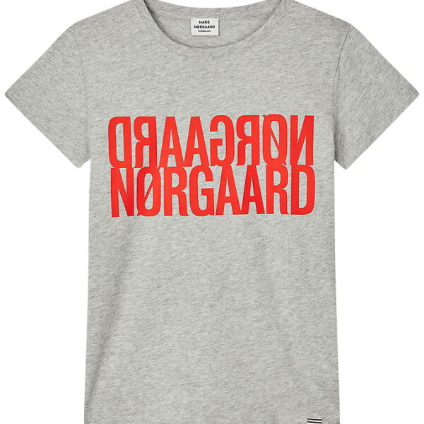 Mads Nørgaard T-shirt - Tuvina - Grey Melange