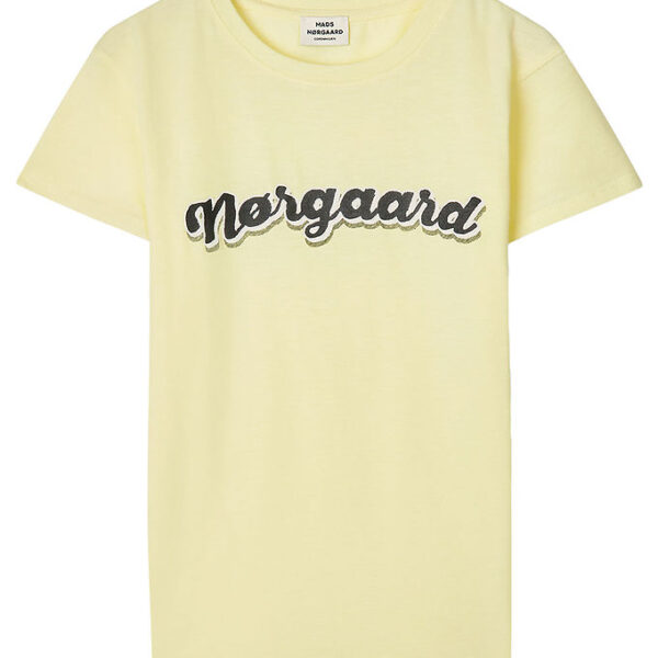 Mads Nørgaard T-shirt - Tuvina - Tender Yellow