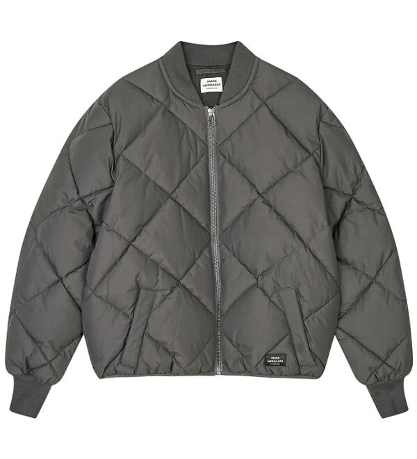 Mads Nørgaard Termojakke - Quiltet - Light Ripstop Harris - Asph