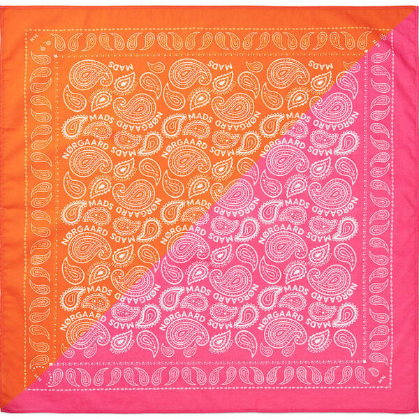 Mads Nørgaard Tørklæde - 55x55 cm - Pink/Orange