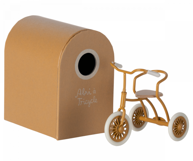 Maileg Abri á tricycle - Okker