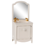 Maileg Baderumsmøbel, Mus - Råhvid