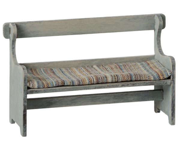 Maileg Bænk Mus - Råhvid