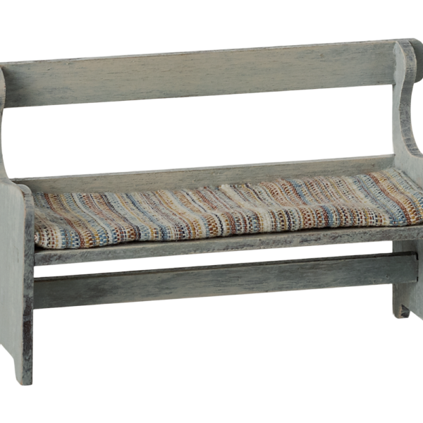 Maileg Bænk Mus - Råhvid