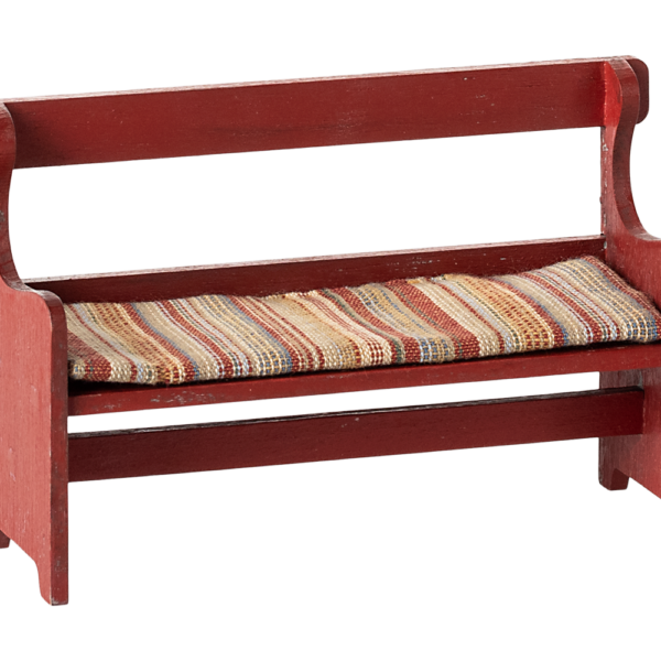 Maileg Bænk Mus - Rød