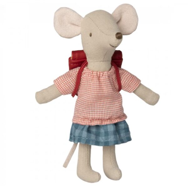 Maileg Cykel Mus - Storesøster Mus med taske