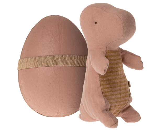 Maileg Dinosauræg med Dino bamse - Gammel Rosa