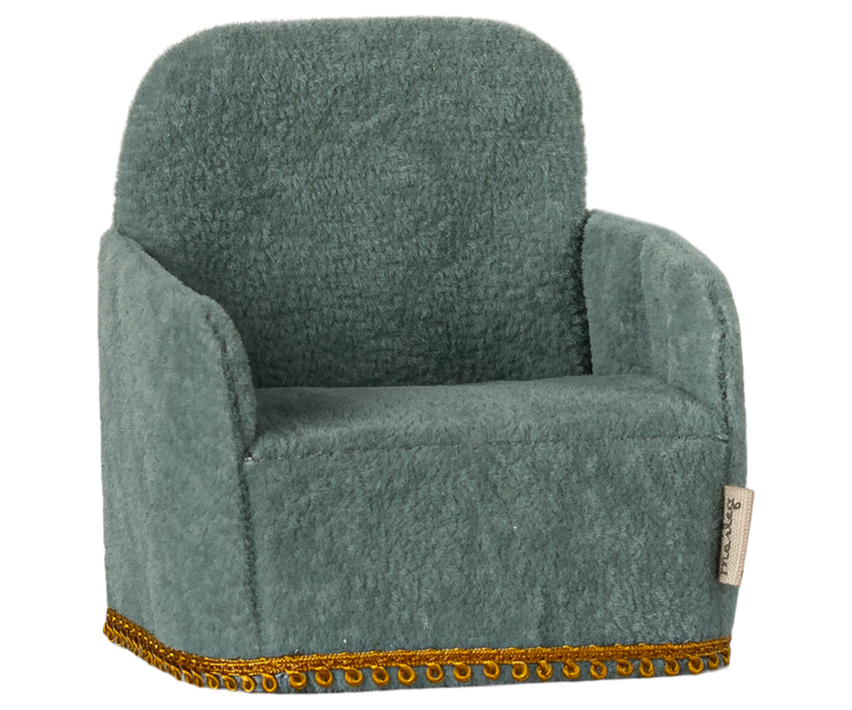 Maileg Foldbar stol, Mus - Mint