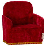 Maileg Foldbar stol, Mus - Rød