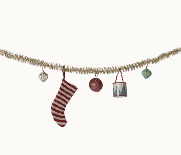 Maileg Juleguirlande Small - Guld