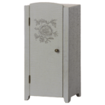 Maileg Klædeskab Miniature - Grå/Mint