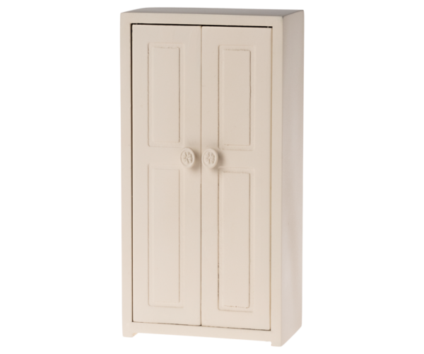 Maileg Klædeskab Mus - Råhvid