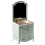 Maileg Kommode med vask og spejl - Mint
