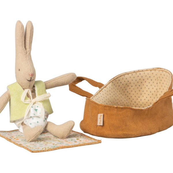Maileg Micro Rabbit / Kanin med Babylift