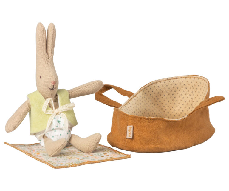 Maileg Micro Rabbit / Kanin med Babylift Maileg Micro Rabbit / Kanin med Babylift