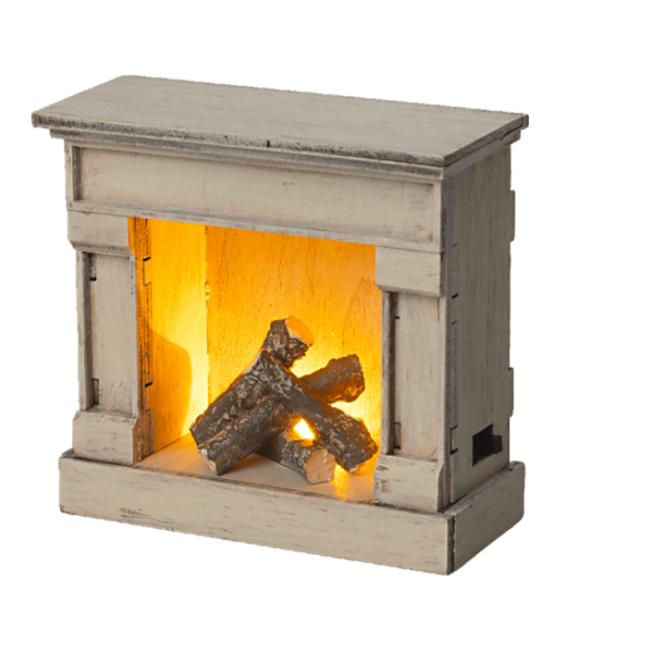 Maileg Miniature Pejs - Råhvid