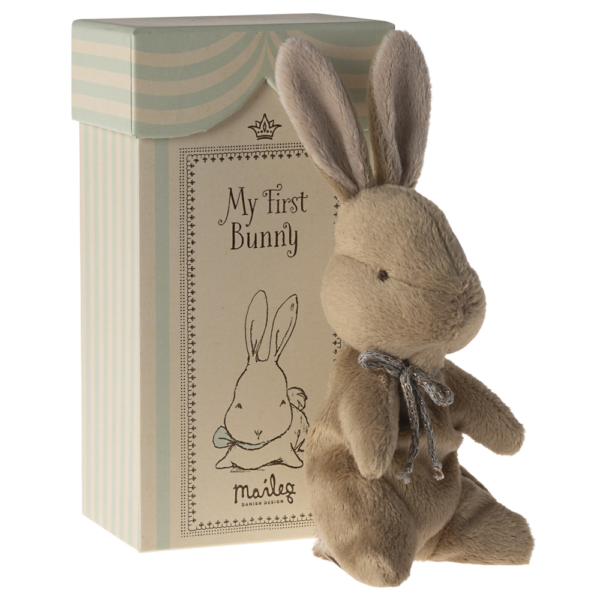 Maileg My First Bunny i Æske - Brun