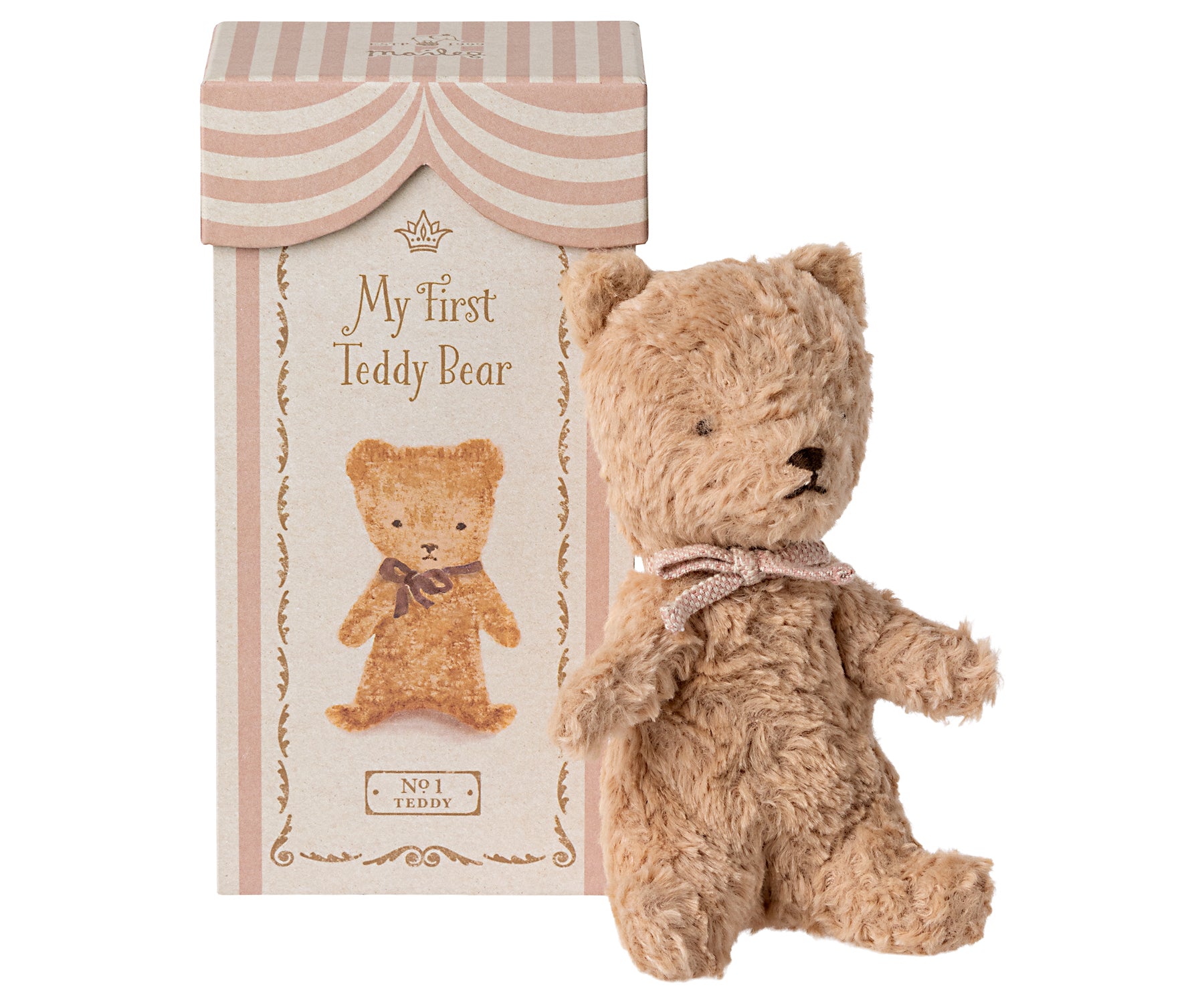 Maileg My first Teddy i Æske - Pudder