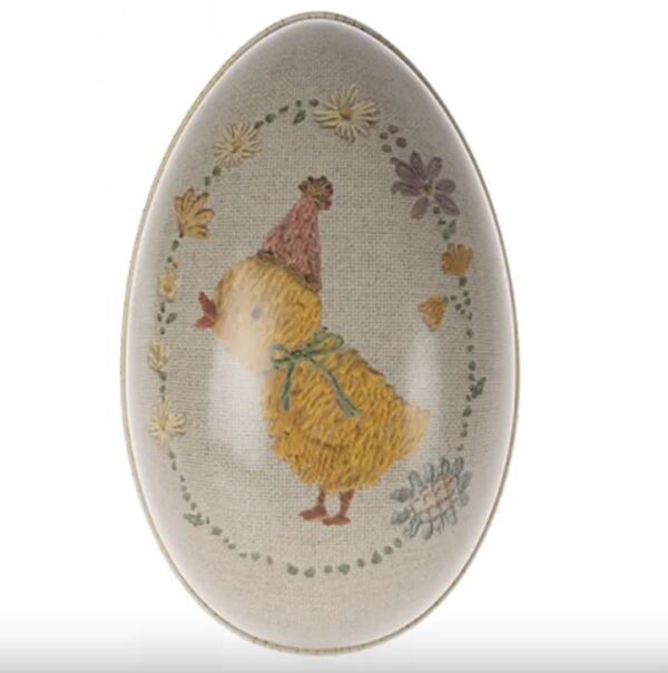 Maileg Påskeæg i metal - Kylling