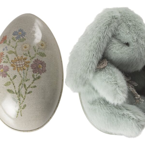 Maileg Påskeæg med Kanin i Plys - Mint - Påskeæg med Kanin