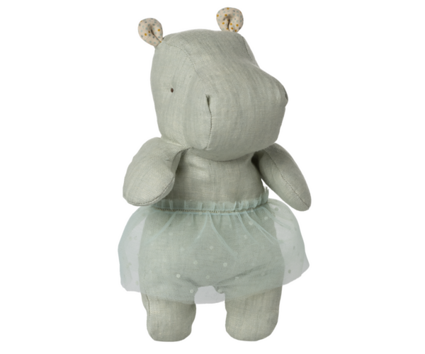 Maileg Safari friends Flodhest m. tylskørt, Lille - Mint