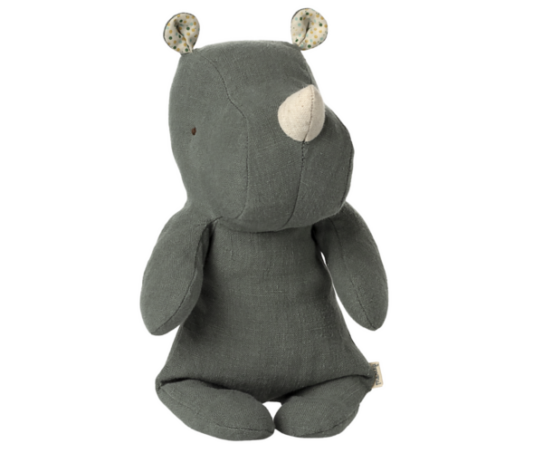 Maileg Safari friends Næsehorn, Lille - Pine