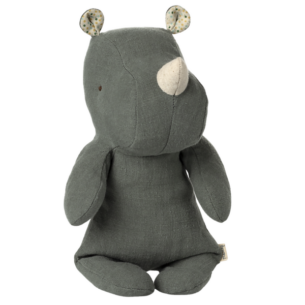 Maileg Safari friends Næsehorn, Lille - Pine