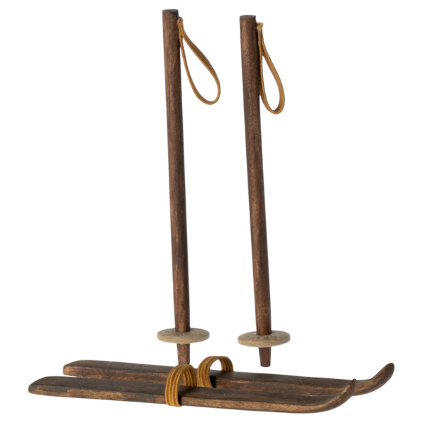 Maileg Ski og Skistave - Storebror & Storesøster