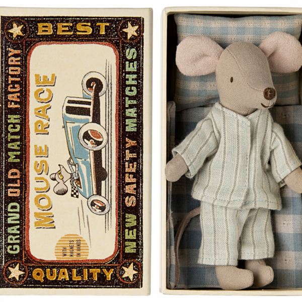 Maileg Storebror Mus i Tændstikæske