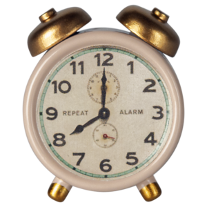 Maileg Vækkeur, Mus - Pudder