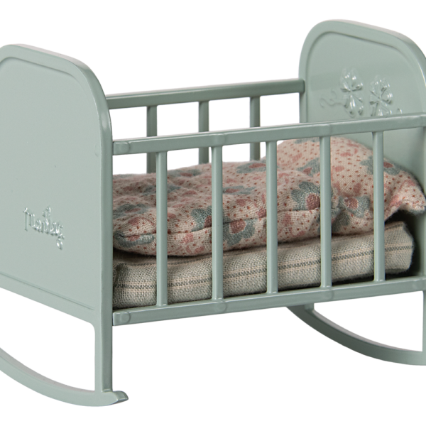 Maileg Vugge, My - Blå mint