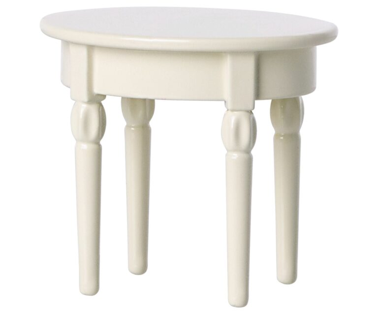 Maileg sidebord, Mus - Råhvid