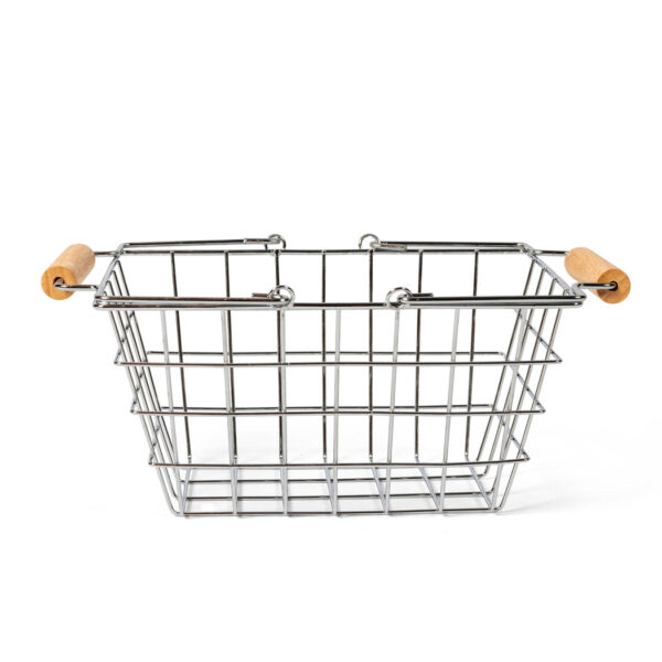 Mamamemo Metalkurv med Træhåndtag Mamamemo Metalkurv med Træhåndtag