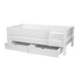 Manis-h Mimer Enkeltseng Med Sengehest og Skuffer