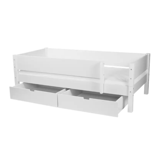 Manis-h Mimer Enkeltseng Med Sengehest og Skuffer